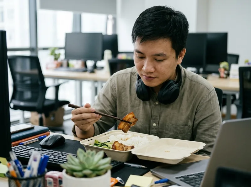 Cơm trưa dinh dưỡng đủ chất